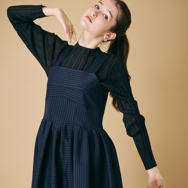 オーディア ミューズ（Audie a Muses）/ブラカップ風ビスチェ/ ストライプ