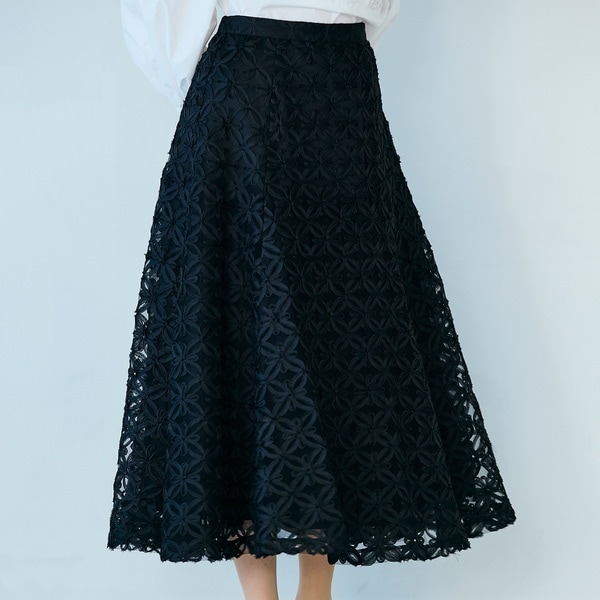 オーディア ミューズ（Audie a Muses）/フラワー立体刺繍スカート_1