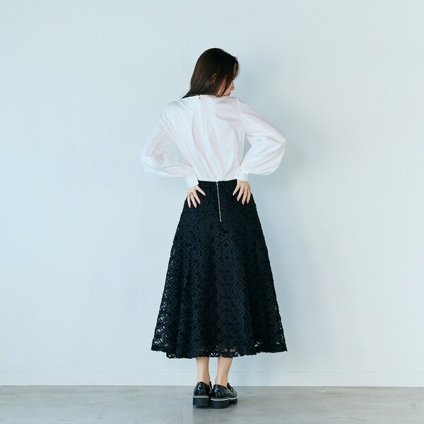 オーディア ミューズ（Audie a Muses）/フラワー立体刺繍スカート_10