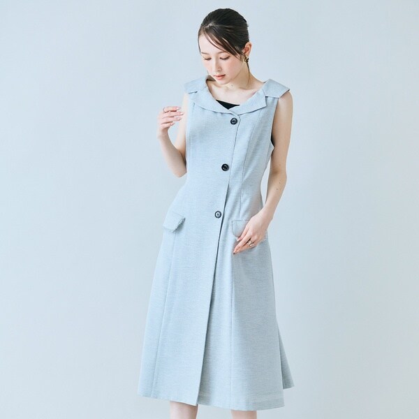 オーディア ミューズ（Audie a Muses）/【モデル美香×Audie a Muses】ラップ風デザインワンピース_7