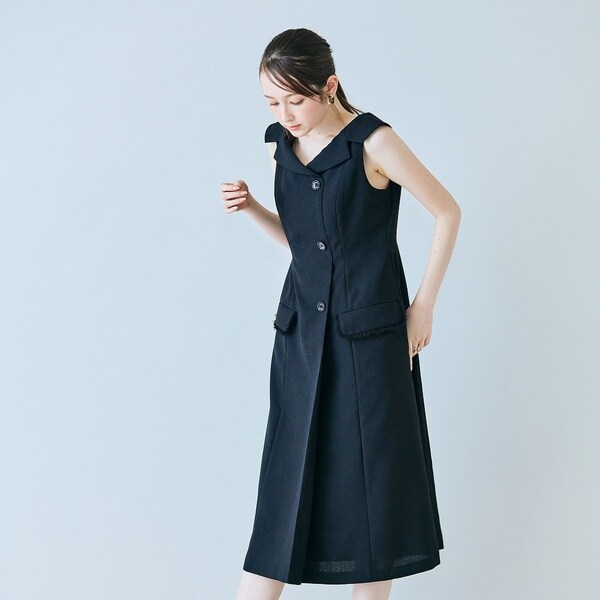 オーディア ミューズ（Audie a Muses）/【モデル美香×Audie a Muses】ラップ風デザインワンピース_13