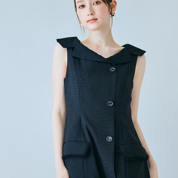 オーディア ミューズ（Audie a Muses）/【モデル美香×Audie a Muses】ラップ風デザインワンピース_15