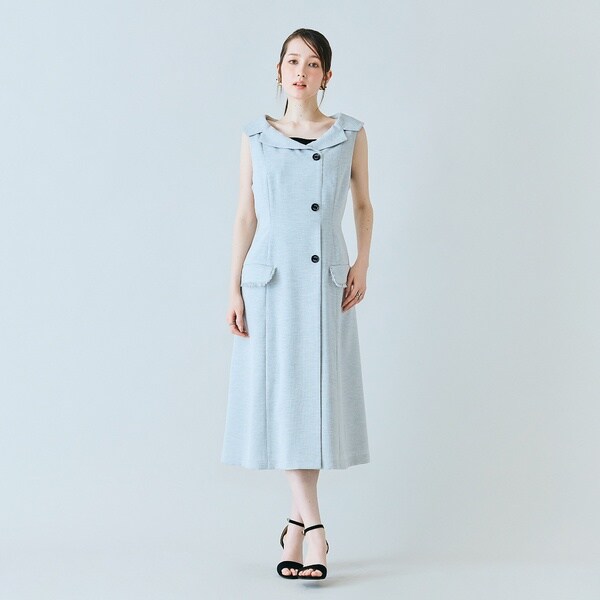 オーディア ミューズ（Audie a Muses）/【モデル美香×Audie a Muses】ラップ風デザインワンピース_5