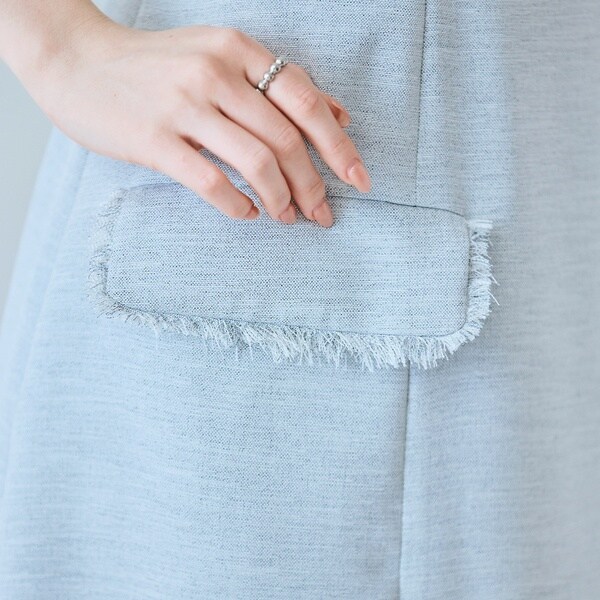 オーディア ミューズ（Audie a Muses）/【モデル美香×Audie a Muses】ラップ風デザインワンピース_9