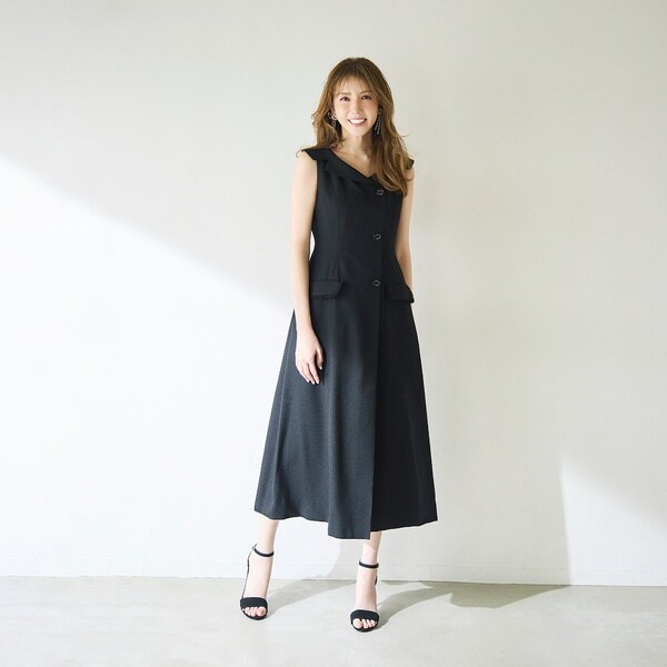 オーディア ミューズ（Audie a Muses）/【モデル美香×Audie a Muses】ラップ風デザインワンピース_11