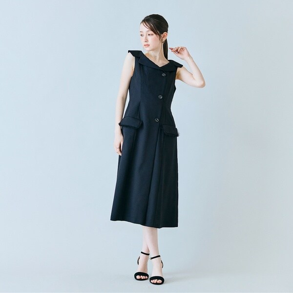 オーディア ミューズ（Audie a Muses）/【モデル美香×Audie a Muses】ラップ風デザインワンピース_13