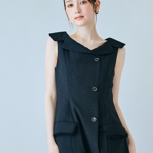 オーディア ミューズ（Audie a Muses）/【モデル美香×Audie a Muses】ラップ風デザインワンピース_16