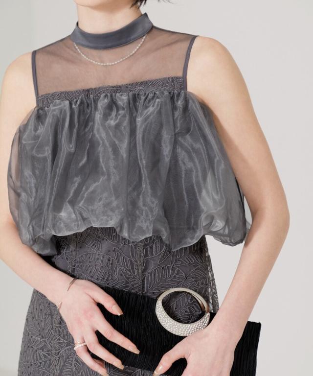 【Junna】レジャ【新品】2WAY オフショルダーパフスリーブ セール】【LEJA】2WAYオフショルダーパフスリーブバリエ