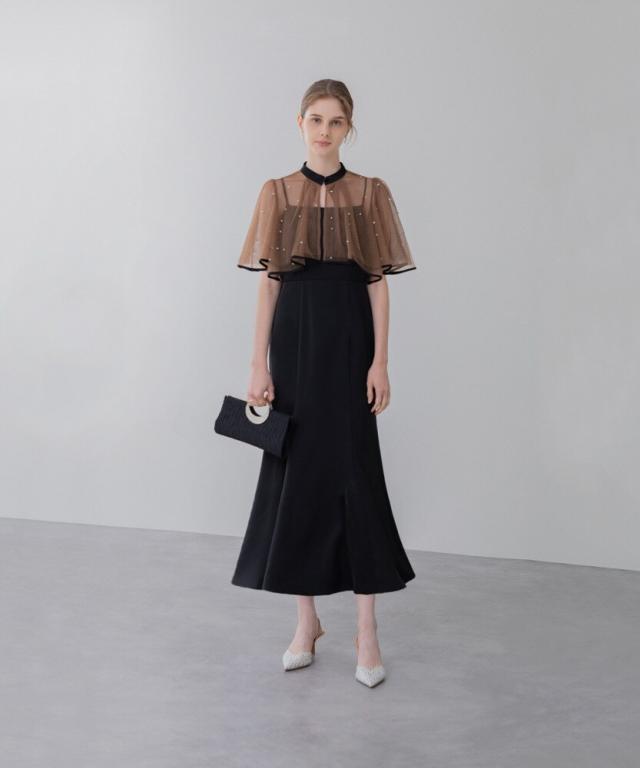 レジャ（Leja）/パールパイピングボレロ付き2wayマーメイド