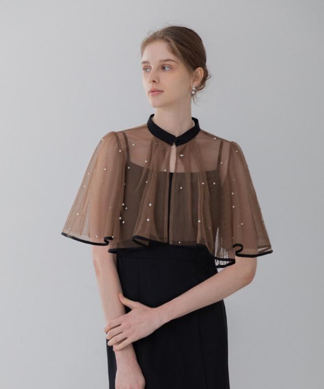 レジャ（Leja）/パールパイピングボレロ付き2wayマーメイドフレア