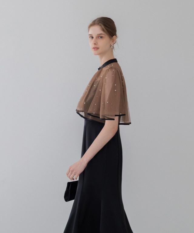 レジャ（Leja）/パールパイピングボレロ付き2wayマーメイドフレア