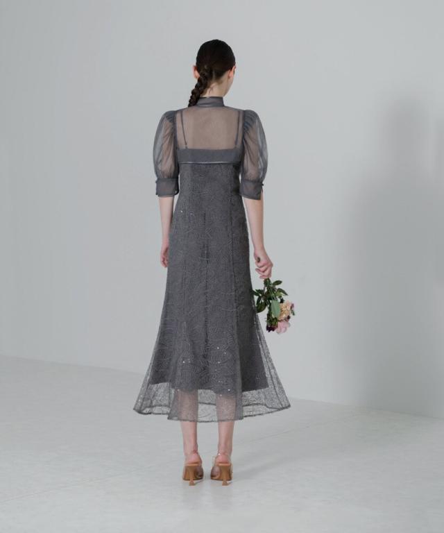 レジャ（Leja）/スパンコールボタニカルマーメイドケープボレロ付き