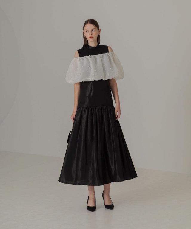 セロリー] TioTio素材 事務服 制服 Aライン スカート (57cm丈) S-12350