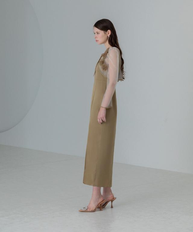 レジャ（Leja）/ローズボレロシアースリーブIラインドレス