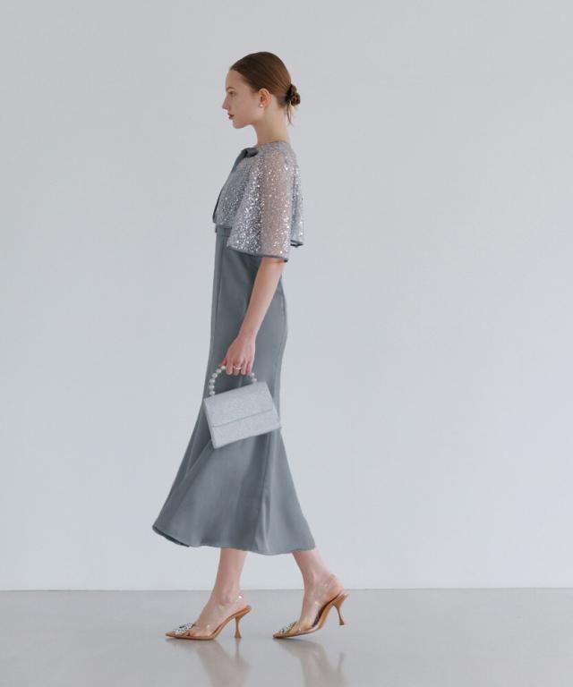 レジャ（Leja）/スパンコールビジューボレロマーメイドドレス