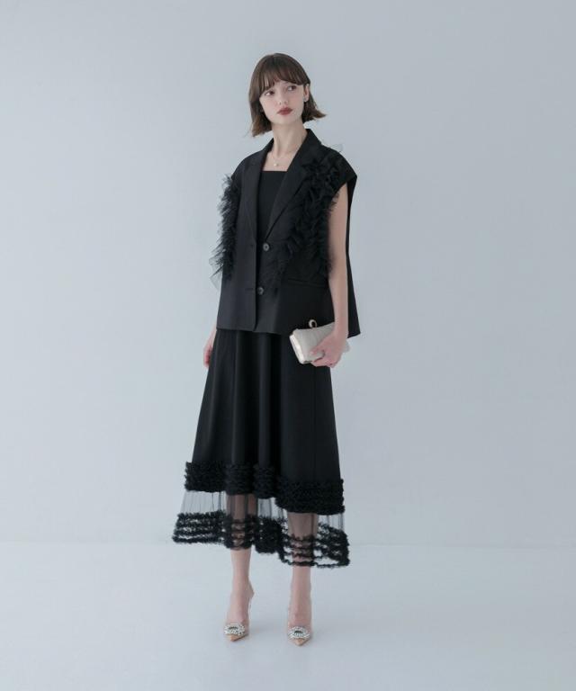レジャ（Leja）/チュールフリルセットアップドレスの通販はau PAY