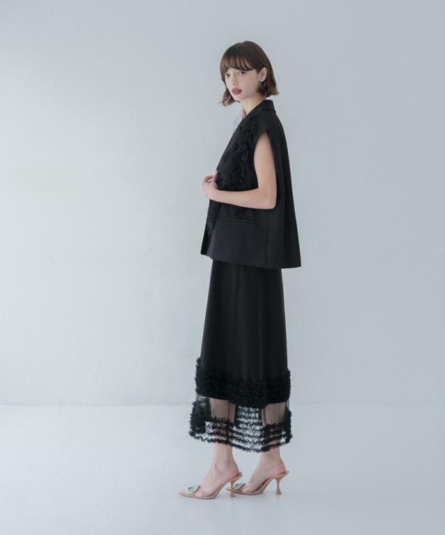 レジャ（Leja）/チュールフリルセットアップドレスの通販はau PAY