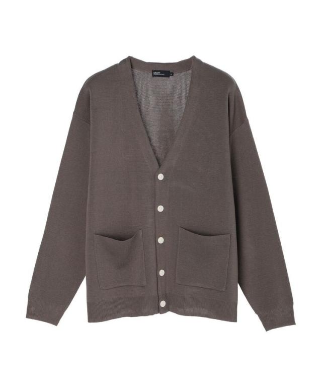 美品24SS ULTERIOR ミラノ リブ ニット カーディガン 1226O▲ 美品24SS ULTERIOR ミラノ リブ ニット カーディガン 1226O△