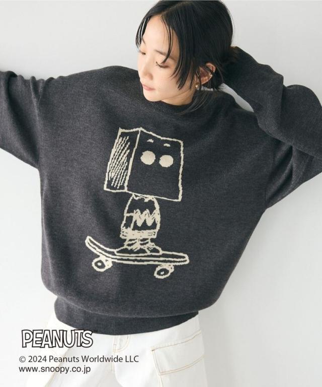 クラフトスタンダードブティック（CRAFT STANDARD BOUTIQUE）/【PEANUTS】クルーネックニットの通販は 6,600円