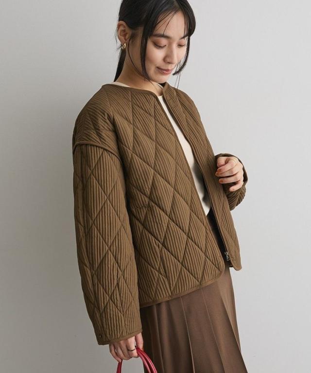 クラフトスタンダードブティック（CRAFT STANDARD BOUTIQUE）/キルティングパイピングブルゾン