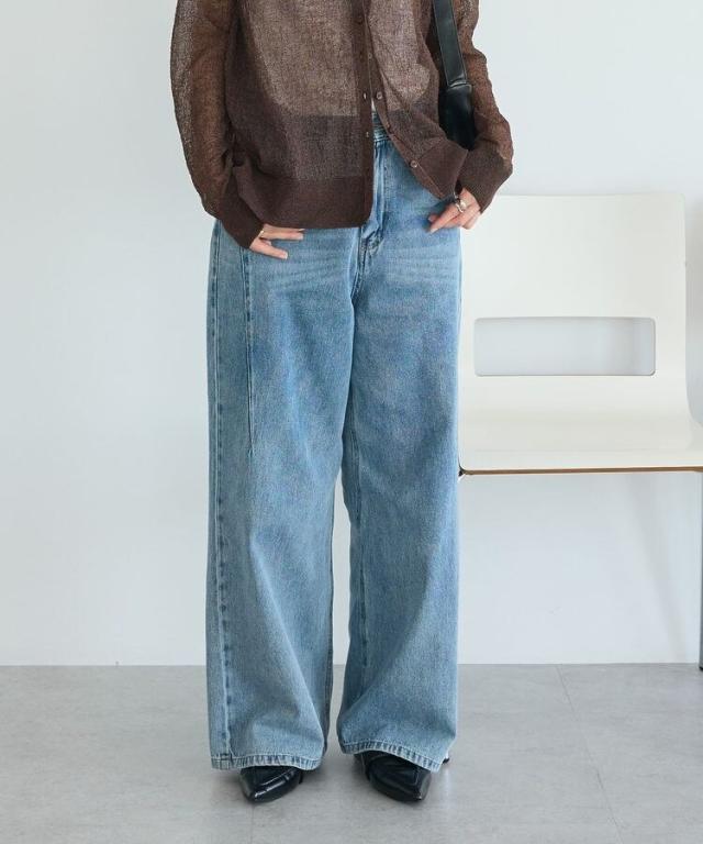 クラフトスタンダードブティック（CRAFT STANDARD BOUTIQUE）/ストレートワイドデニムパンツ