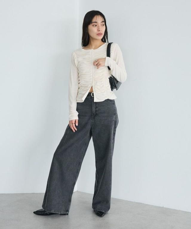 クラフトスタンダードブティック（CRAFT STANDARD BOUTIQUE）/ストレートワイドデニムパンツ