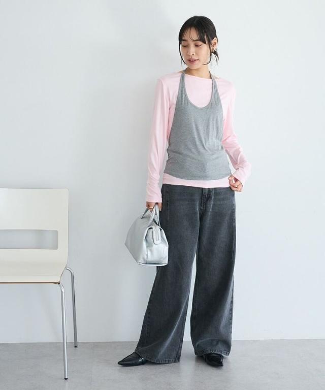 クラフトスタンダードブティック（CRAFT STANDARD BOUTIQUE）/ストレートワイドデニムパンツ