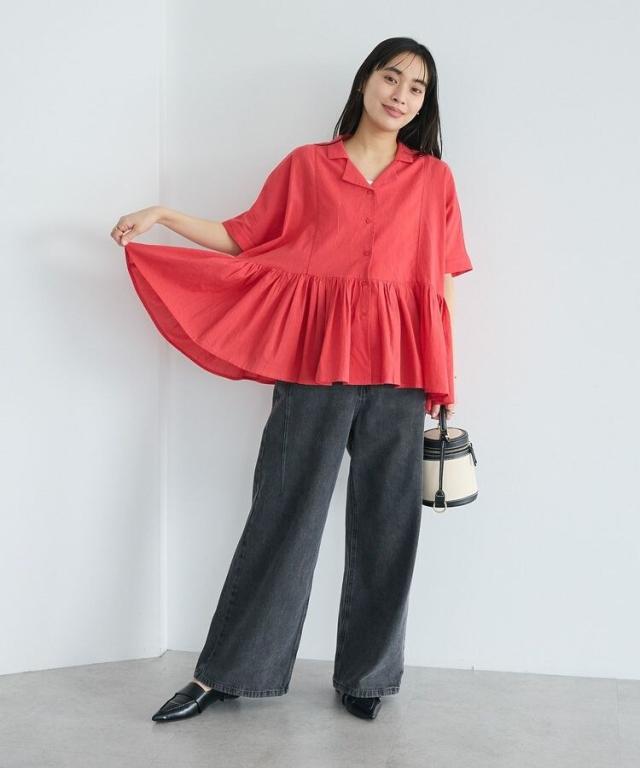 クラフトスタンダードブティック（CRAFT STANDARD BOUTIQUE）/ストレートワイドデニムパンツ