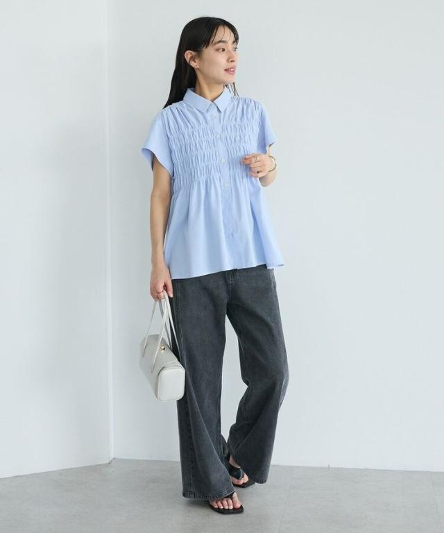 クラフトスタンダードブティック（CRAFT STANDARD BOUTIQUE）/ストレートワイドデニムパンツ