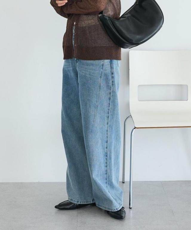 クラフトスタンダードブティック（CRAFT STANDARD BOUTIQUE）/ストレートワイドデニムパンツ