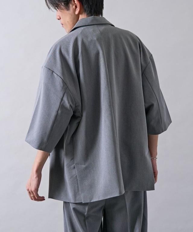 クラフトスタンダードブティック（CRAFT STANDARD BOUTIQUE）/半袖ダブルテーラードセットアップ／上下セット_8