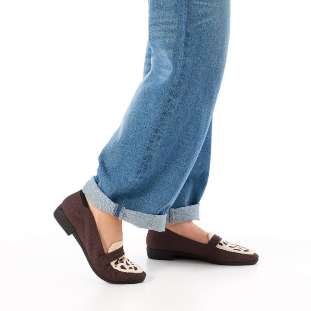 ケソウ（Kesou）/NEW【19．5〜27．0cm】1．5cmヒール ニットローファー