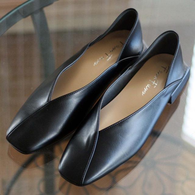 ハスキー（husky Co．Ltd．）/FAVO FAVO ファヴォファヴォ スクエアトゥスリッポンの通販は 6,083円