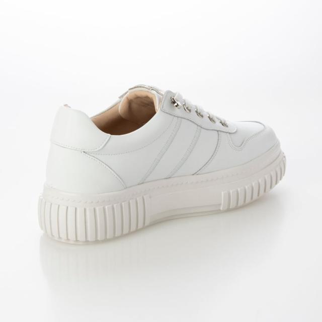 ミソペ（MISOPE）/24春夏新作 結ばない靴紐バルカナイズ風ソールスニーカー （ホワイト） ミソペ（MISOPE）/24春夏新作 結ばない靴紐バルカナイズ風ソール