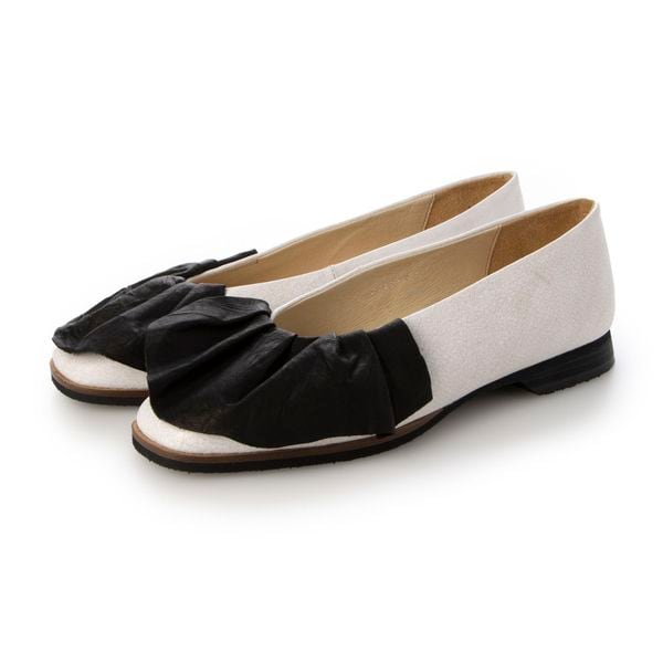 ディッシー（D’ICI）/【24春夏新作】ドレープデザインフラットシューズ