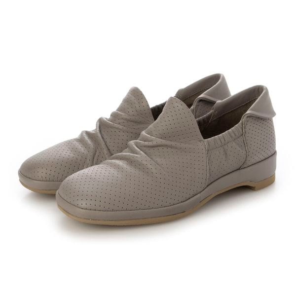 ディッシー（D’ICI）/パンチングフラットシューズ