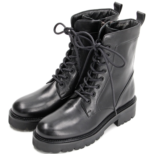 マーガレット・ハウエル アイデア（MARGARET HOWELL idea）/タンクソールレースアップショートブーツ