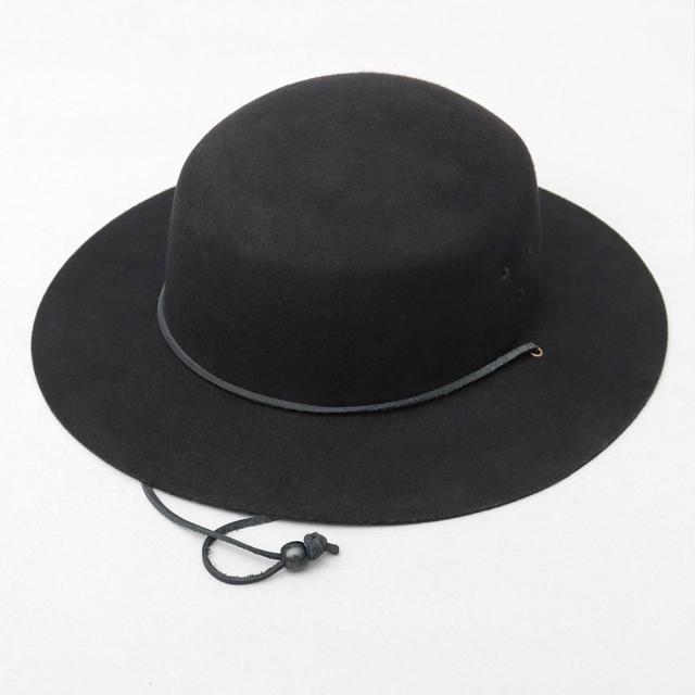 レックハッター（ReqHatter）/ハット サファリハット 帽子 あご紐付き ウール つば広 ワイドブリム 秋 冬 アドベンチャーハット_9