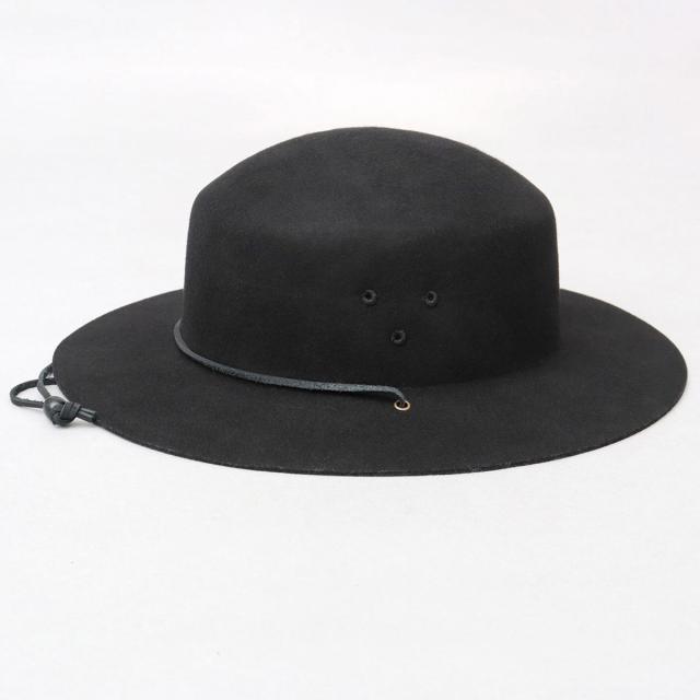 レックハッター（ReqHatter）/ハット サファリハット 帽子 あご紐付き ウール つば広 ワイドブリム 秋 冬 アドベンチャーハット_13