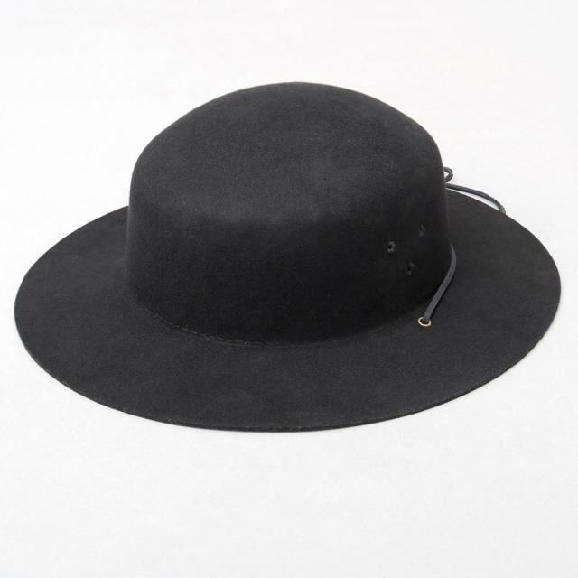 レックハッター（ReqHatter）/ハット サファリハット 帽子 あご紐付き ウール つば広 ワイドブリム 秋 冬 アドベンチャーハット_14