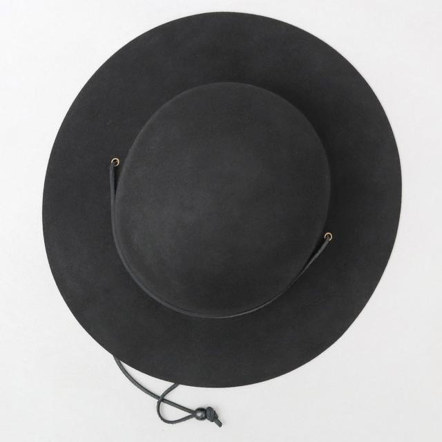 レックハッター（ReqHatter）/ハット サファリハット 帽子 あご紐付き ウール つば広 ワイドブリム 秋 冬 アドベンチャーハット_15