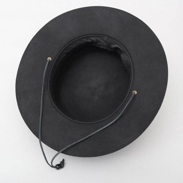 レックハッター（ReqHatter）/ハット サファリハット 帽子 あご紐付き ウール つば広 ワイドブリム 秋 冬 アドベンチャーハット_16