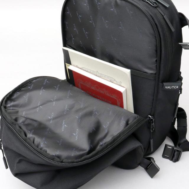 NAUTICA ブラックバックパック SNY-039 SNY-039 ビジネス リュック