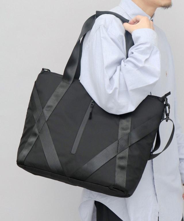 ノアール（NoiR）/撥水加工 多収納ポケット ショルダーベルト付き ビジネストートバッグ A4・B4・PC収納対応モデル