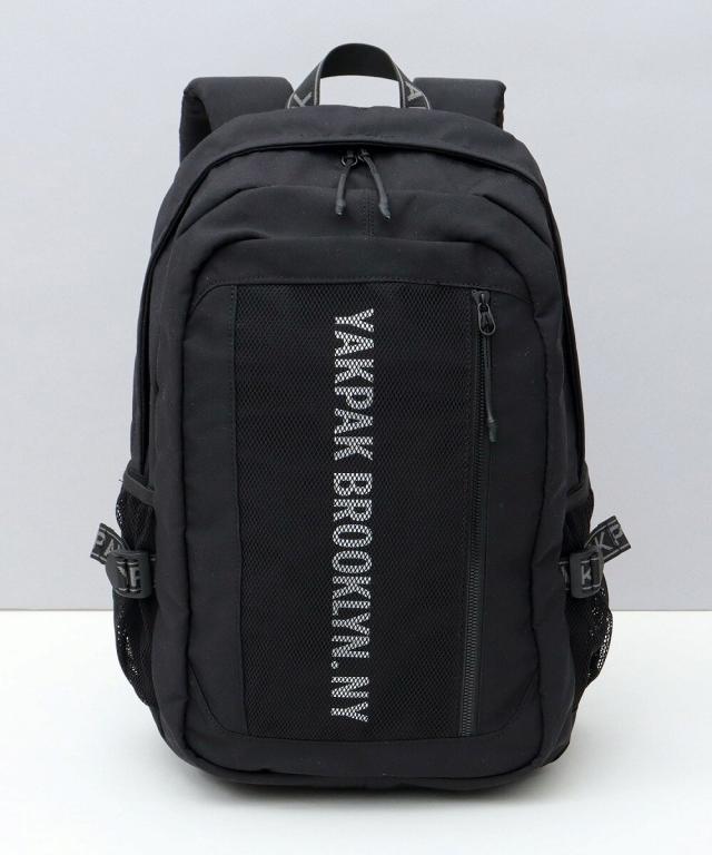 ヤックパック（YAKPAK）/大容量 ロゴプリント スクエアバックパック　A4・PC収納対応