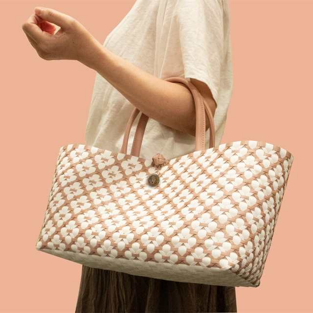 ハンデッドバイ（Handed By）/Handed By かごバッグ MOTIF M 手編み ハンドバッグの通販は