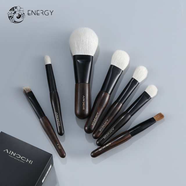 アイノチ（AINOCHI）/AINOCHIメイクブラシ7本セット−黒檀シリーズ