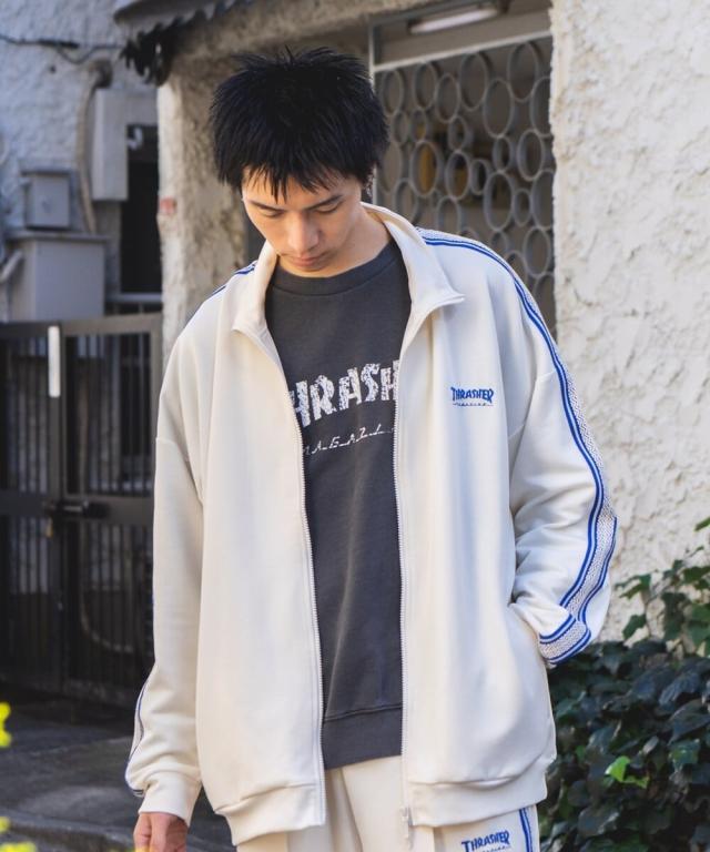 スラッシャー（THRASHER）/【THRASHER】テープ使い ライントラックジャケット