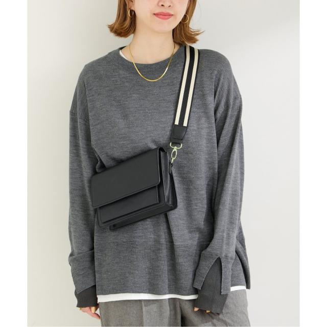 ベーセーストック（B．C STOCK）/袖口シアーレイヤーウールプルオーバーの通販は 5,544円