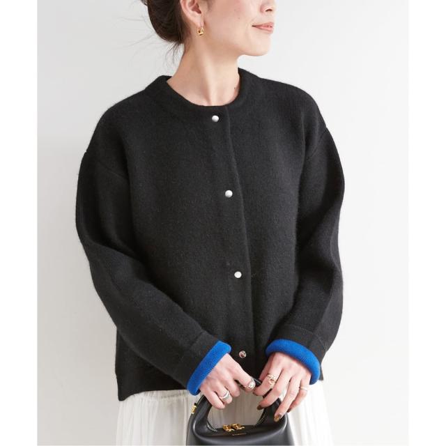 ベーセーストック（B．C STOCK）/《追加3》2層スムース編みニットブルゾン